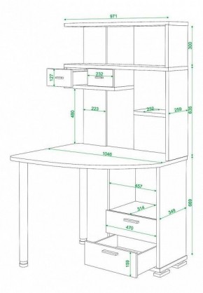 Стол компьютерный Домино нельсон СК-20 в Миассе - miass.mebel24.online | фото 5