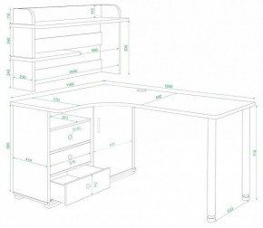 Стол компьютерный Домино нельсон СР-165М в Миассе - miass.mebel24.online | фото 2