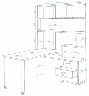 Стол компьютерный Домино нельсон СР-420/130 в Миассе - miass.mebel24.online | фото 2