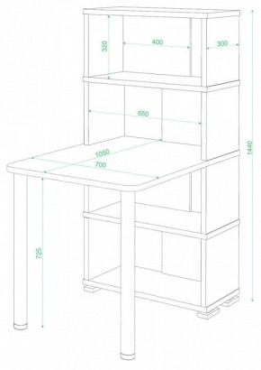 Стол компьютерный Домино СБ-10М/4 в Миассе - miass.mebel24.online | фото 2