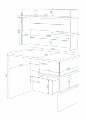 Стол компьютерный Домино СД-15 в Миассе - miass.mebel24.online | фото 2