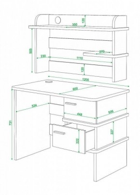 Стол компьютерный Домино СД-15 в Миассе - miass.mebel24.online | фото 3