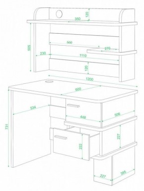 Стол компьютерный Домино СД-15 в Миассе - miass.mebel24.online | фото 2