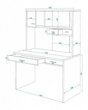 Стол компьютерный Домино СК-60 в Миассе - miass.mebel24.online | фото 2