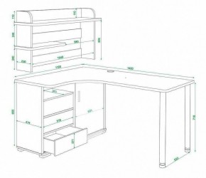 Стол компьютерный Домино СР-145М в Миассе - miass.mebel24.online | фото 5