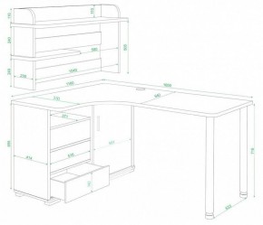 Стол компьютерный Домино СР-145М в Миассе - miass.mebel24.online | фото 2