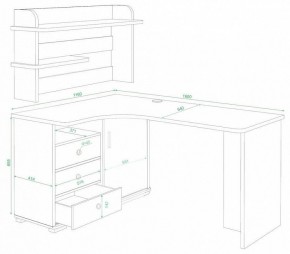 Стол компьютерный Домино СР-165 в Миассе - miass.mebel24.online | фото 3