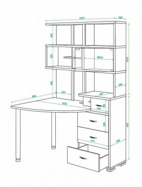 Стол компьютерный Домино СР-320 в Миассе - miass.mebel24.online | фото 5