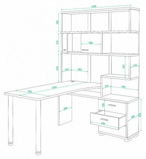 Стол компьютерный Домино СР-420/130 в Миассе - miass.mebel24.online | фото 2