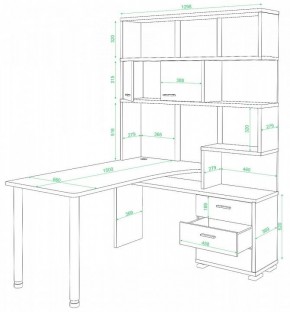 Стол компьютерный Домино СР-420/150 в Миассе - miass.mebel24.online | фото 2