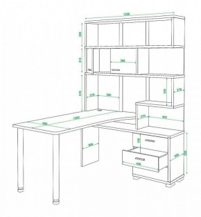 Стол компьютерный Домино СР-420130 в Миассе - miass.mebel24.online | фото 4