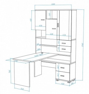 Стол компьютерный Домино СР-620/140 в Миассе - miass.mebel24.online | фото 3