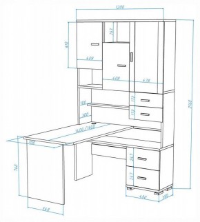 Стол компьютерный Домино СР-620-160 в Миассе - miass.mebel24.online | фото 2