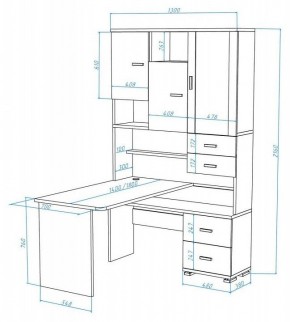 Стол компьютерный Домино СР-620/180 в Миассе - miass.mebel24.online | фото 2