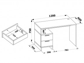Стол компьютерный КСТ-114 в Миассе - miass.mebel24.online | фото 4