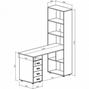 Стол компьютерный Оксфорд-1 в Миассе - miass.mebel24.online | фото