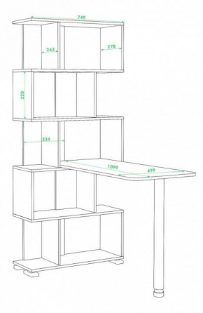 Стол компьютерный СЛ-5СТ в Миассе - miass.mebel24.online | фото 2