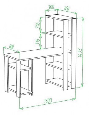 Стол компьютерный Slim СТН-145/130 в Миассе - miass.mebel24.online | фото 2