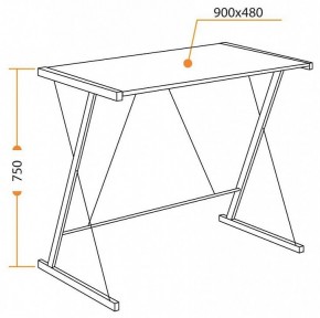 Стол компьютерный WD-09 в Миассе - miass.mebel24.online | фото 6