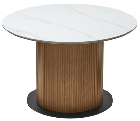 Стол MESA D120 цвет БЕЛЫЙ МРАМОР M326 / Каркас OAK, ®DISAUR в Миассе - miass.mebel24.online | фото 7
