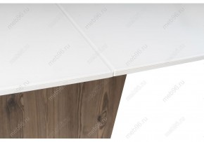Стол стеклянный Оливер 160(200)х90х75 белый / лиственница горная в Миассе - miass.mebel24.online | фото 9