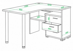 Стол письменный Домино СР-132С-130 в Миассе - miass.mebel24.online | фото 2