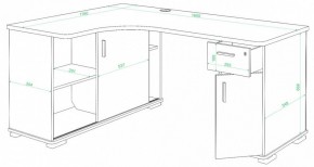 Стол письменный Домино СР-160М в Миассе - miass.mebel24.online | фото 2