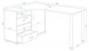 Стол письменный Домино СР-165СМ в Миассе - miass.mebel24.online | фото 5