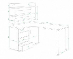 Стол письменный Домино СР-165СМ в Миассе - miass.mebel24.online | фото 2