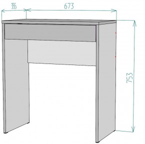 Стол письменный компьютерный T110 в Миассе - miass.mebel24.online | фото 2