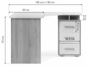 Стол письменный Лайт 2 в Миассе - miass.mebel24.online | фото 7