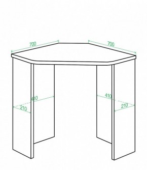 Стол письменный Нельсон Lite СКЛ-Угл70 в Миассе - miass.mebel24.online | фото 2