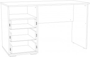 Стол письменный НМ 041.40 "Банни" (Бисквит) в Миассе - miass.mebel24.online | фото 5
