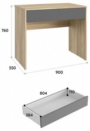 Стол письменный Оскар в Миассе - miass.mebel24.online | фото 3