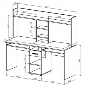 Стол письменный Остин в Миассе - miass.mebel24.online | фото 3