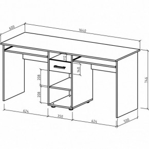 Стол письменный Остин в Миассе - miass.mebel24.online | фото 3