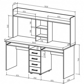 Стол письменный Остин в Миассе - miass.mebel24.online | фото 3