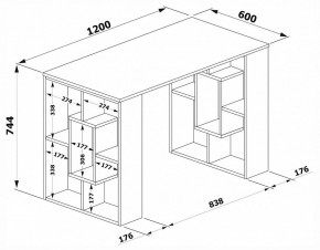 Стол письменный СПм-15 в Миассе - miass.mebel24.online | фото 2