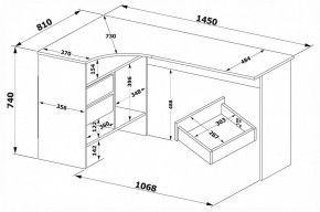 Стол письменный СПм-25 в Миассе - miass.mebel24.online | фото 4