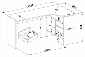 Стол письменный СПм-25 в Миассе - miass.mebel24.online | фото 4