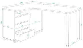 Стол письменный СР-145СМ в Миассе - miass.mebel24.online | фото 2