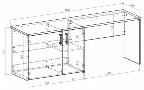 Стол письменный Виктория ВИ-13 в Миассе - miass.mebel24.online | фото 4