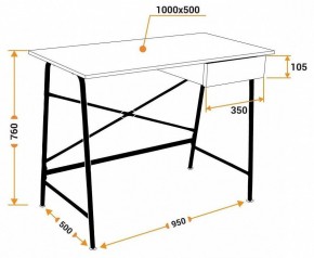 Стол письменный WD-12 в Миассе - miass.mebel24.online | фото 10