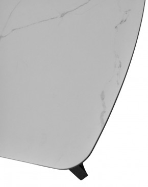 Стол RASMUS 160 TL-45 Белый мрамор, испанская керамика / черный каркас, ®DISAUR в Миассе - miass.mebel24.online | фото 6