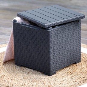 Стол с функцией хранения Виго (Vigo storage box) графит в Миассе - miass.mebel24.online | фото 1