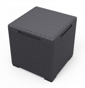 Стол с функцией хранения Виго (Vigo storage box) графит в Миассе - miass.mebel24.online | фото 2