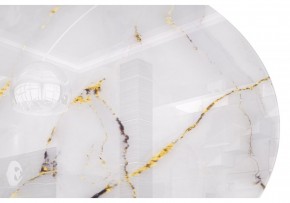 Стол стеклянный Норфолк 100х78 золото в Миассе - miass.mebel24.online | фото 5
