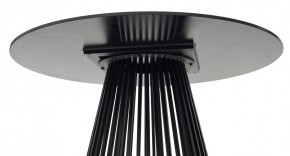 Стол TERNI 120 MATT BLACK MARBLE SOLID CERAMIC Черный мрамор матовый, керамика /Черн.каркас, ®DISAUR в Миассе - miass.mebel24.online | фото 6