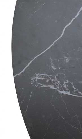 Стол TERNI 120 MATT BLACK MARBLE SOLID CERAMIC Черный мрамор матовый, керамика /Черн.каркас, ®DISAUR в Миассе - miass.mebel24.online | фото 9