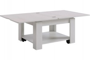 Стол журнальный Адам-1 (белый рамух) в Миассе - miass.mebel24.online | фото 4